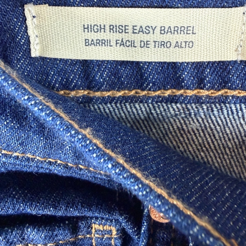 Universal Thread Women High-Rise Easy Barrel Ankle Jeans Dark Wash 0, 2 or 6S - Picture 7 of 14